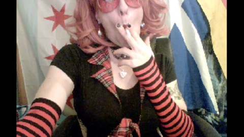 college girl CD blows a load & eats it VikkiCD16 無料shemaleポルノ